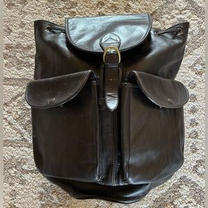 Large Classic Wilson Leather dark brown Backpack